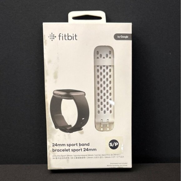 fitbit Other - Fitbit 24mm Sport Band S/P Water-Resistant Silicone Compatible Smartwatche Clasp